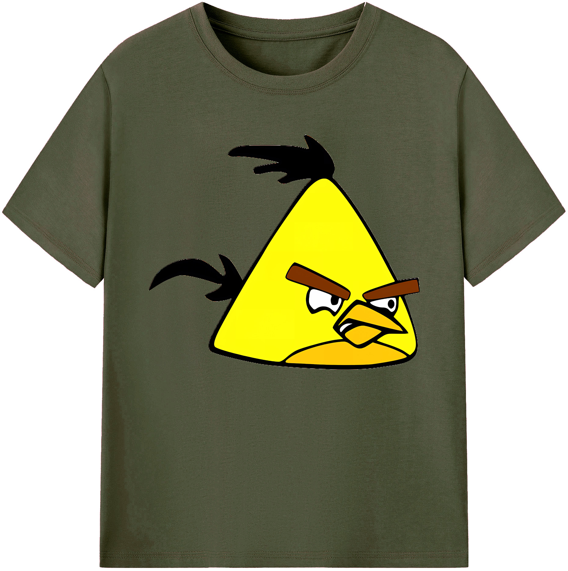 （画像用） Angry Birds アングリーバード 綿100％ メンズ半袖Tシャツ｜肌触りやわらか＆通気性